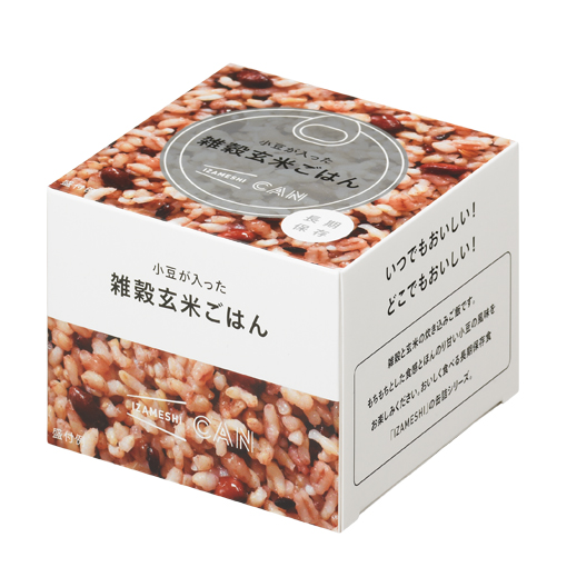 IZAMESHI（イザメシ　カン／缶）小豆が入った雑穀玄米ごはん