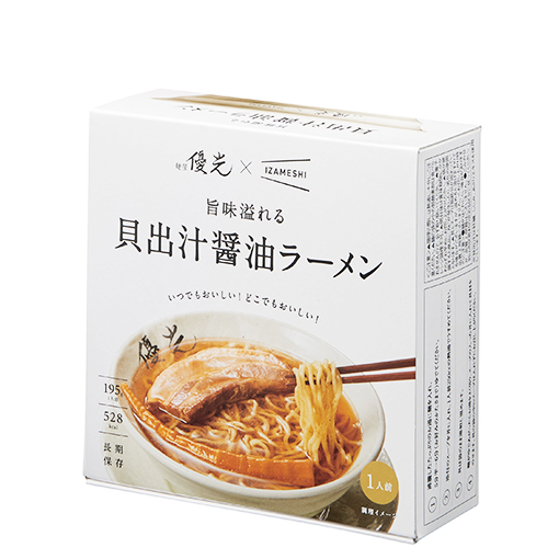 IZAMESHI（イザメシ　麺）旨味溢れる
貝出汁醤油ラーメン